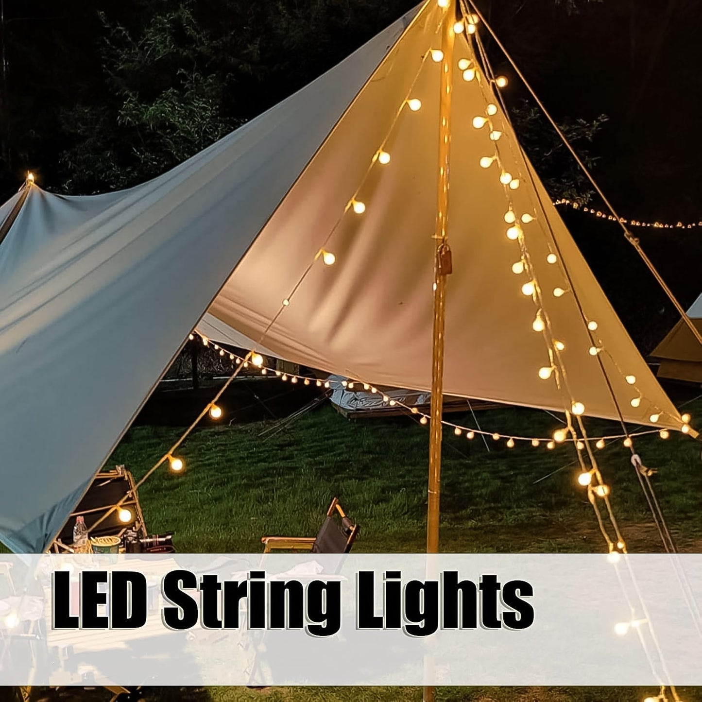 Battery Operated Warm White Globe Ball String Light
