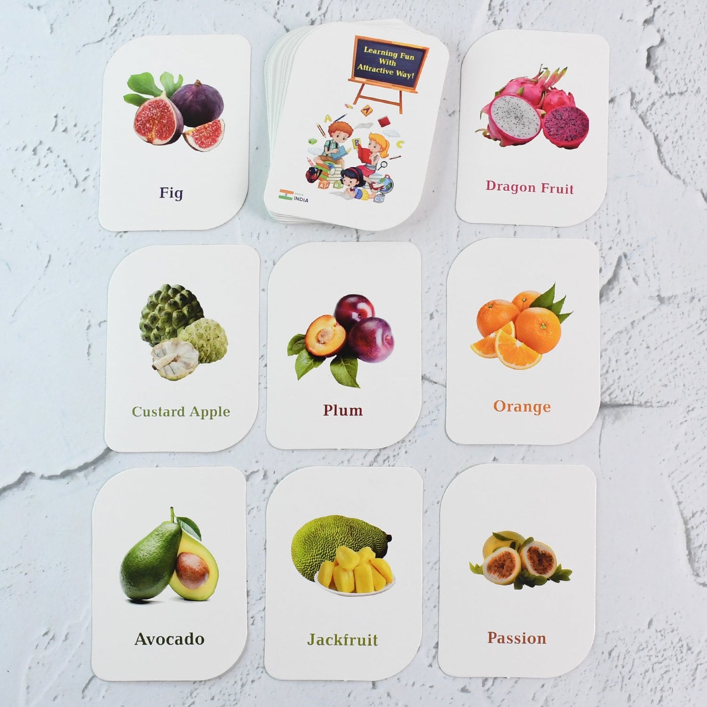 KidKraft Early Learner Educational Flashcards – 32 pcs