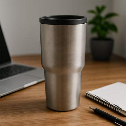 Stainless Steel Vacuum Glass Insulated Coffee Cups Double Walled Travel Mug